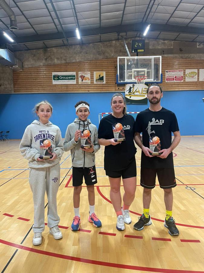 Les lauréats par catégorie du concours à 3 points